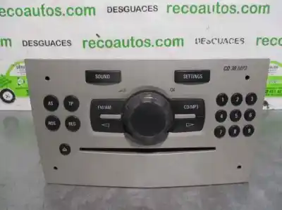 Peça sobressalente para automóvel em segunda mão sistema de áudio / rádio cd por opel corsa d 1.3 16v cdti referências oem iam 13254191