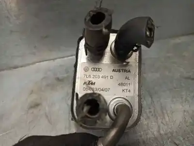 Автозапчасти б/у охладитель моторного масла за audi q7 (4l) 3.0 tdi ссылки oem iam 7l6203491d