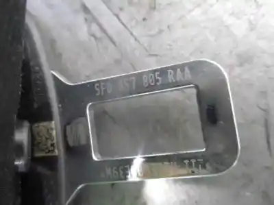 Автозапчастина б/у задній лівий ремін безпеки для seat leon (5f1) 1.6 tdi посилання на oem iam 5f0857805 raa  