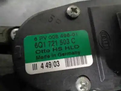 Автозапчастина б/у педальний потенціометр для skoda fabia (6y2/6y3) 1.4 посилання на oem iam 6q1721503c  6pv00849601