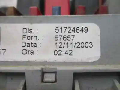 Second-hand car spare part fuse box unit for lancia ypsilon (101) 1.2 16v cat 80 cv / 59 kw oem iam references 51724649  
