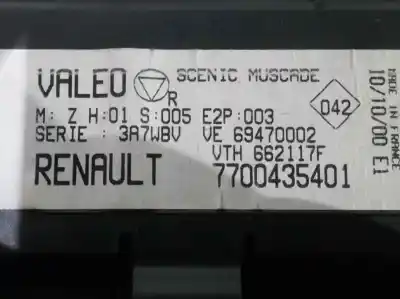 Pezzo di ricambio per auto di seconda mano controllo climatico per renault scenic (ja..) 1.9 dci authentique riferimenti oem iam 7700435401  69470002