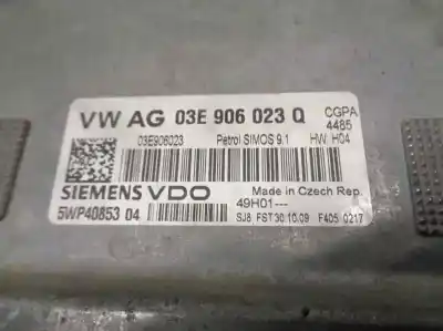 Автозапчасти б/у блок управления двигателем за skoda fabia (5j2 ) 1.2 12v 69 cv / 51 kw ссылки oem iam 03e906023q  5wp4085304