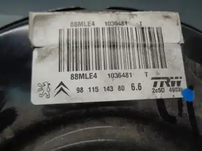 Pezzo di ricambio per auto di seconda mano servo freio per citroen c-elysée 1.2 12v vti riferimenti oem iam 9811514380  88mle4