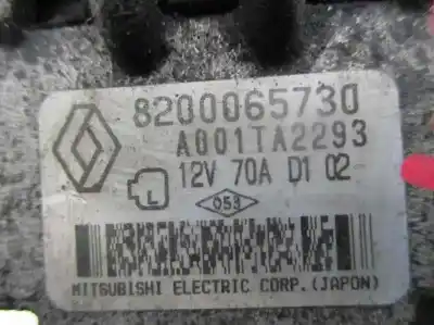 Автозапчастина б/у генератор для renault kangoo (f/kc0) 1.2 посилання на oem iam 8200065730  a001ta2293