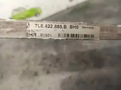 Second-hand car spare part steering oil cooler for volkswagen touareg (7la) tdi r5 oem iam references 7l6422885b  b5851