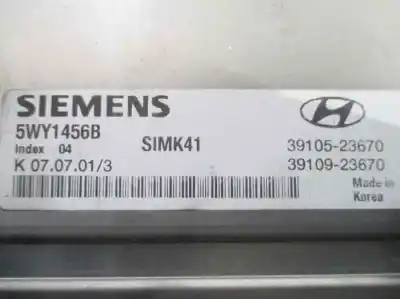 Автозапчасти б/у блок управления двигателем за hyundai matrix (fc) 1.8 cat ссылки oem iam 3910523670  5wy1456b