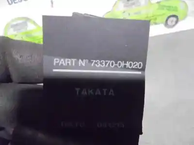 Автозапчастина б/у задній лівий ремін безпеки для toyota aygo 1.0 cat посилання на oem iam 733700h020   Автозапчастина б/у задній лівий ремін безпеки для toyota aygo 1.0 cat посилання на oem iam 733700h020