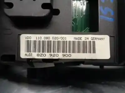 Автозапчастина б/у панель інструментів для audi a2 (8z) 1.4 tdi посилання на oem iam 8z0920900  110080020001