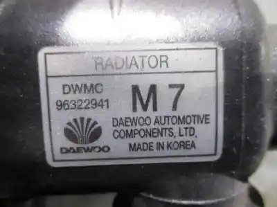 Автозапчастина б/у водяний радіатор для daewoo matiz 0.8 cat посилання на oem iam 96322941  