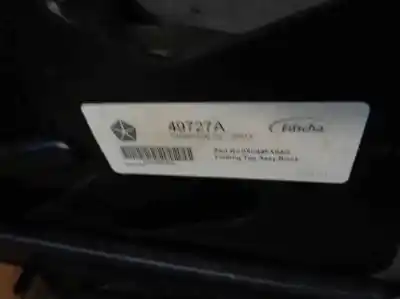 Gebrauchtes Autoersatzteil verdeck zum chrysler pt cruiser cabrio 2.4 gt turbo oem-iam-referenzen   0xc49trma