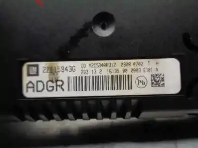 Peça sobressalente para automóvel em segunda mão display gps / multimídia por opel insignia a sedán (g09) 2.0 cdti (69) referências oem iam 22915943g  a2c53408912
