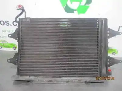 Peça sobressalente para automóvel em segunda mão condensador / radiador de ar condicionado por skoda fabia (6y2/6y3) 1.9 sdi cat (asy) referências oem iam 