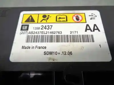 Автозапчастина б/у блок управління подушками безпеки для opel astra j (p10) 1.7 cdti (68) посилання на oem iam 13582437  