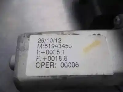 Second-hand car spare part rear right window regulator for lancia delta (181) 1.6 jtd 16v cat 105 cv / 77 kw oem iam references 51943450  