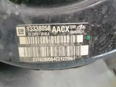 Автозапчасти б/у тормозной серво за opel astra j (p10) 1.7 cdti (68) ссылки oem iam 13338058  03785925354
