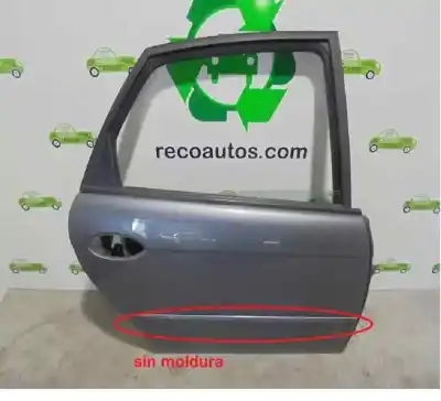 Peça sobressalente para automóvel em segunda mão porta do automóvel traseira direita por citroen c5 berlina 2.0 hdi cat (rhr / dw10bted4) referências oem iam 9008f4