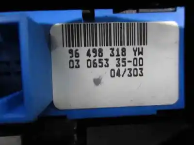 Peça sobressalente para automóvel em segunda mão comando de sofagem (chauffage / ar condicionado) por citroen c5 berlina 2.0 hdi cat (rhr / dw10bted4) referências oem iam 96573328yw  vp4puh18c612me