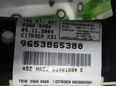 Second-hand car spare part front left curtain airbag for citroen c5 berlina 2.0 hdi cat (rhr / dw10bted4) oem iam references   0366948a