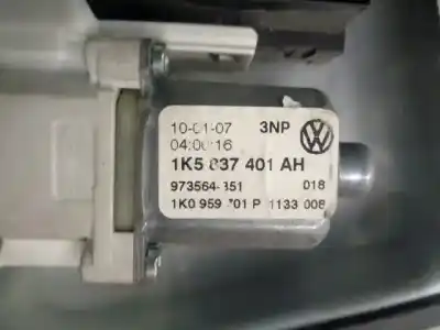 Second-hand car spare part driver left window regulator for volkswagen jetta (1k2) 1.9 tdi oem iam references 1k5837461b  