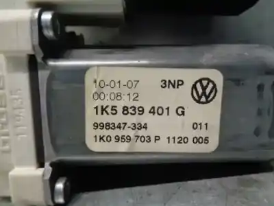 Second-hand car spare part rear left window motor for volkswagen jetta (1k2) 1.9 tdi oem iam references 1k5839401g  