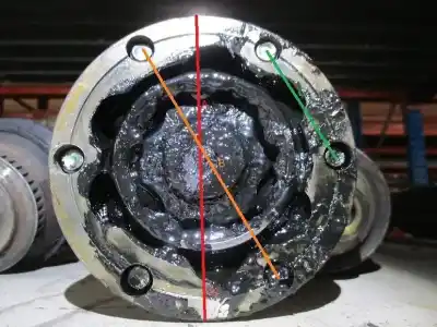 Автозапчастина б/у передня права трансмісія для volkswagen jetta (1k2) 1.9 tdi посилання на oem iam 1k0407272ec  