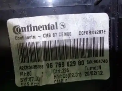 Peça sobressalente para automóvel em segunda mão quadrante por citroen c4 lim. business referências oem iam 9676962980  a2c53435356