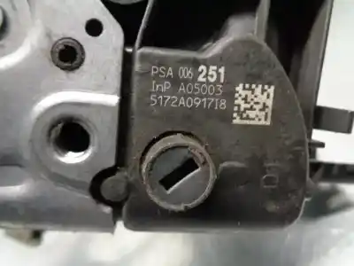 Автозапчастина б/у замок заднього правого дверя для citroen c3 ii (sc_) 1.4 hdi 70 (sc8hzc sc8hr0 sc8hp4) посилання на oem iam psa006251  