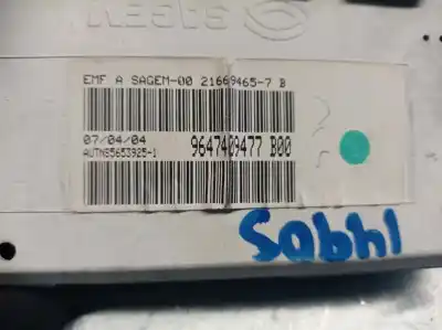 Peça sobressalente para automóvel em segunda mão display gps / multimídia por citroen c2 (jm_) 1.4 hdi referências oem iam 9647409477  