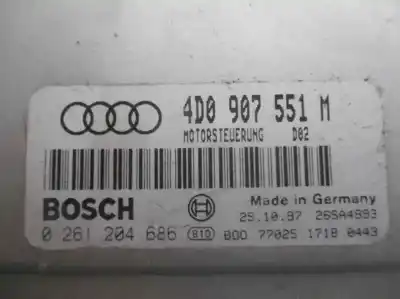 Автозапчастина б/у ебу контролер двигуна для audi a8 (d2) 2.8 посилання на oem iam 4d0907551m  0261204686
