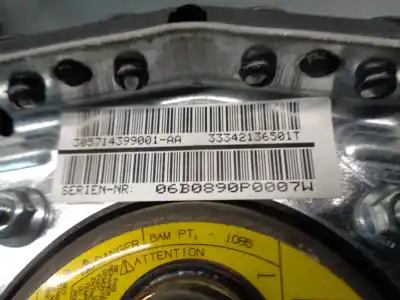 Peça sobressalente para automóvel em segunda mão airbag dianteiro esquerdo por bmw x3 (e83) 2.0d referências oem iam 06b0890p0007w  305714399001