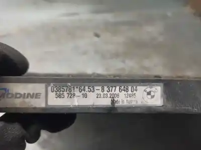 Peça sobressalente para automóvel em segunda mão condensador / radiador de ar condicionado por bmw x3 (e83) 2.0d referências oem iam 64538377648  0385781