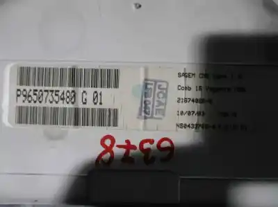 Peça sobressalente para automóvel em segunda mão quadrante por citroen c3 1.4 referências oem iam 9650735480  216740686