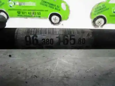 Second-hand car spare part front left transmission for citroen c3 1.4 oem iam references 9638016580  