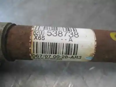 Автозапчасти б/у передняя правая трансмиссия за renault clio ii fase ii (b/cb0) 1.5 dci diesel ссылки oem iam 8200538738  bj87