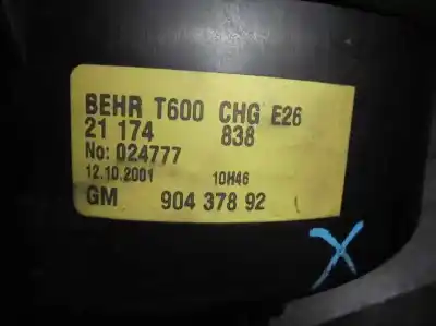 Peça sobressalente para automóvel em segunda mão motor de sofagem por opel zafira a 1.6 16v referências oem iam 90437892  t600