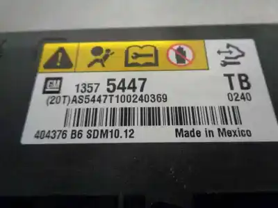 Автозапчасти б/у блок управления подушками безопасности за opel insignia a sedán (g09) 2.0 cdti (69) ссылки oem iam 13575447  404376b6