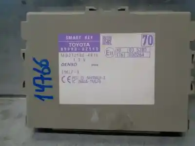 Peça sobressalente para automóvel em segunda mão módulo eletrônico por toyota auris 1.8 16v (híbrido) referências oem iam 8999002140
