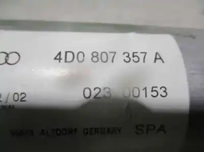 Second-hand car spare part rear bumper reinforcement for audi a8 (d2) 2.5 tdi oem iam references 4d0807357a cesta 29b 4d0807357a