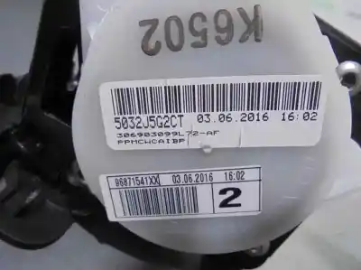 Автозапчасти б/у задний левый ремень безопасности за citroen c4 lim. 1.2 12v e-thp ссылки oem iam 96871541xx  