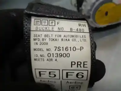 Автозапчасти б/у правый передний ремень безопасности за subaru legacy berl. b13 (bl) 2.0 d classic ссылки oem iam 7s1610p  