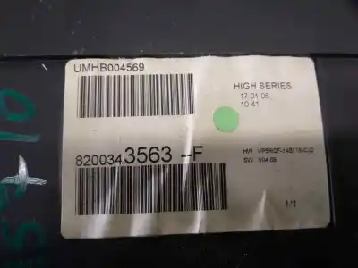 Peça sobressalente para automóvel em segunda mão quadrante por renault clio iii 20 aniversario referências oem iam 8200343563f  2rpf10a855ae