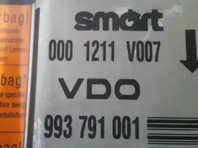 Second-hand car spare part airbag control unit for smart micro compact car 0.6 oem iam references 0001211v007  993791001