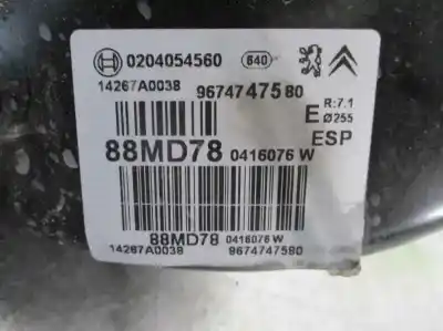 Автозапчасти б/у тормозной серво за citroen c4 lim. 1.2 12v e-thp ссылки oem iam 9674747580  0204054560