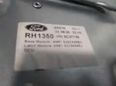 Автозапчасти б/у регулятор стекла переднего правого за ford focus sportbreak (cap) 1.6 tdci cat ссылки oem iam 4m51a203a28bg  