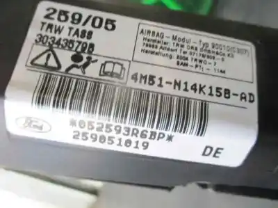 Автозапчасти б/у передняя правая подушка безопасности за ford focus sportbreak (cap) 1.6 tdci cat ссылки oem iam 4m51n14k158ad  30356061