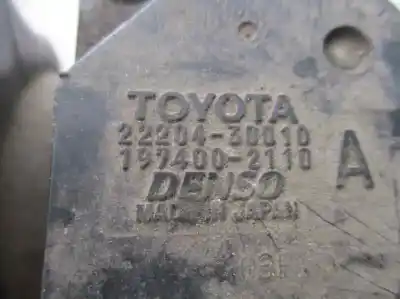 Автозапчастина б/у витратомір повітря для toyota yaris (ncp1/nlp1/scp1) 1.4 d-4d linea luna посилання на oem iam 2220430010 1974002110 denso 