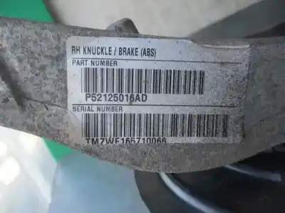 Second-hand car spare part front right knuckle for dodge nitro 2.8 crd 4wd oem iam references 52125010ad  