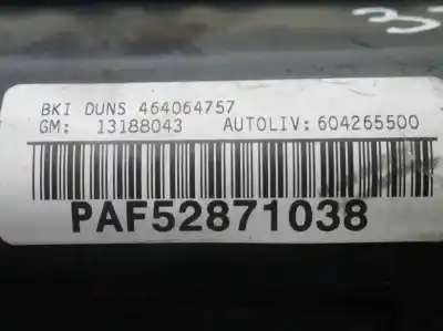 Peça sobressalente para automóvel em segunda mão airbag dianteiro direito por opel combo tour 1.3 cdti 16v referências oem iam 13188043  604265500