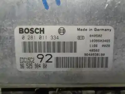 Second-hand car spare part ecu engine control for citroen c8 2.0 hdi x oem iam references 9652590480  0281011334